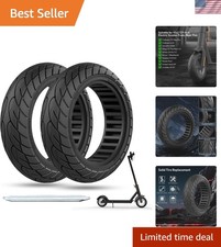 High-Performance 10x2.125 Tubeless Scooter Tires - Anti-Puncture Design, 2-Pack picture