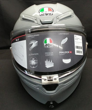 AGV K6 S Nardo Grey Asian Fit Helmet Size L Excellent w/ Box Clear Visor Manuals picture