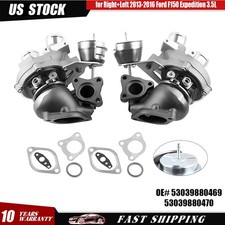 OEM Left +Right Turbo For Ford F150 F-150 V6 3.5L 13-2016 PAIR Gas Turbocharger. picture
