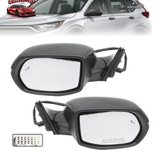 2Pcs Power Heated Mirror with Blind Spot & Turn Signal for Honda CR-V 2017-2022 picture