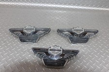 03' F150 Chrome Supercharged Fender Lid Gate Emblem Logo Set 3x OEM OE Factory picture