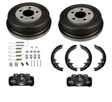 AP Rear Brake Drums Shoes Spring Kit Wheel Cylinder For 2002 Jeep Liberty picture