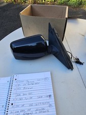 2008-2009 Bmw 535I Passenger Rear View Mirror Outside - Black *Has Scratches picture