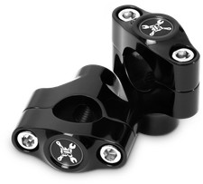 BURLY BRAND Fits Hawk Risers Set For 1-Inch Handlebars, Black picture