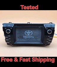 2014-2018 Toyota Corolla Radio CD player Touch Screen W/O Navigation OEM. picture
