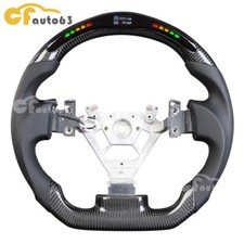 Real Carbon Fiber LED Sport Steering Wheel Fit 2003-2009 Nissan 350z Fairlady Z picture