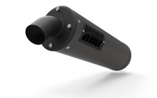 HMF Racing Slip On Titan QS Series Blackout Exhaust Recessed Tip Side Mount picture