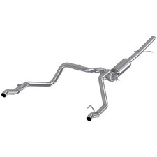 MBRP S5085AL Steel Cat Back Exhaust for 2019-2026 Silverado Sierra 1500 5.3L V8 picture