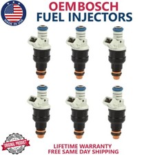 6x Bosch Fuel Injectors Fits 1990 1991 1992 Ford Ranger 2.9L V6 #0280150941 picture