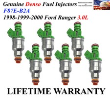 Best Upgrade 4hole  6x OEM Bosch Fuel Injectors For 1998-2000 Ford Ranger 3.0L picture