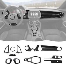12PCS Carbon Fiber Interior Decoration Cover Trim Kit For Chevy Camaro 2017+ picture