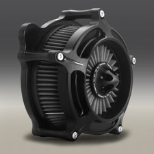 Spike Ops Black Air Intake Filter For Harley Softail FLSTNI FXST Slim FLS 00-15 picture