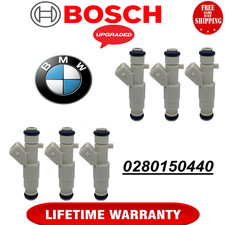 NEW HP UPGRADE OEM Bosch x6 4 hole 24LB Fuel Injectors for 96-00 BMW 2.8L 3.2L picture