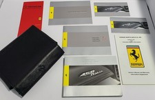 VERY NICE Ferrari 458 Italia Owners Manual Folder Leather Complete US picture