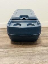 78-91 Ford Bronco F-150 - Center Console OEM baby blue flip lid cup 80-86 87-91 picture