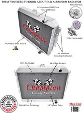 RN Champion 3 Row Radiator for 1968 - 1973 Plymouth Satellite Hemi Engine picture