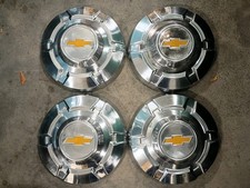 VINTAGE 1967-72 CHEVY TRUCK 3/4-1 TON DOG DISH POVERTY HUBCAPS 1973-1979 picture