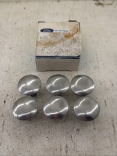6-NOS OEM New Ford stainless steel Chrome bumper bolt dummy plug button picture