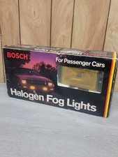 VTG Amber Bosch Pilot Halogen Fog lights W/Covers 22451 New Old Stock  picture