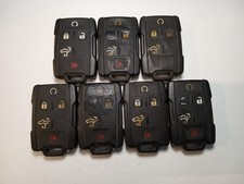 LOT OF 7 OEM GM STANDARD KEY FOB REMOTES M3N-32337200 5 BUTTONS picture