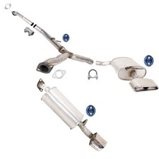 Extension Y Pipe Dual Rear Muffler Exhaust Sys Fits Hyundai Sonata Sport 15-19 picture