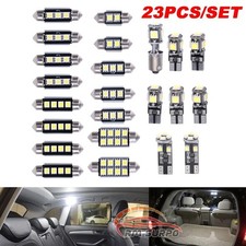 23x White LED Car Interior Inside Light Dome Trunk Map License Plate Lamp Bulbs picture