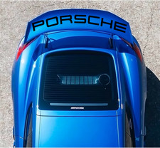 Spoiler Wing Decal Script Font Compatible with Porsche Cayman GT4 picture