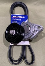 GM Engine Drive Belt Tensioner and Drive Belt, Set,C6 Corvette,2005-13 picture