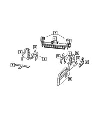 Genuine Mopar Seat Shield 1JU821DVAA picture