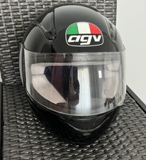 agv gp-1 Sz Small gr 1550 gloss black motorcycle helmet - Read Description picture