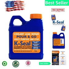 One-Step 8oz Coolant Leak Sealer - Fast Acting, Compatible with All Antifreeze picture