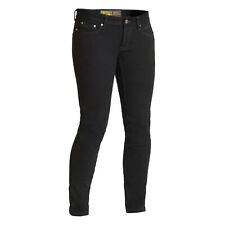 Lindstrands Women's Motorcycle Denim Slim Fit Stretch Jeans FIDE Black 210741 picture