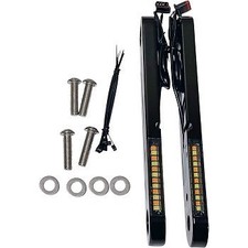 Custom Dynamics PB-DS2-14-B Black ProBEAM Dynamic Strips V2 Front Turn Signals picture