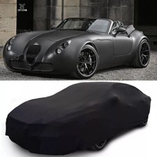 Car Cover Outdoor Stain Stretch Waterproof Protector w/Bag For Wiesmann GT Black picture