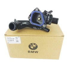 OEM Mini Cooper Thermostat Housing w/ Thermostat and Adapter Bundle 11538674895 picture