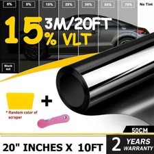300CM Uncut Roll Window Tint Film 15% VLT 20