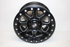 4/137 Tusk Uinta Beadlock Wheel 14x7 4.0 + 3.0 Milled/Black (2012070021) picture