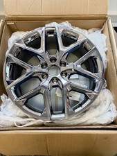 GM OEM 22x9 Chrome Snowflake Wheel Rim 84802384 14078 GMC Chevy 6x139.7 Open Box picture