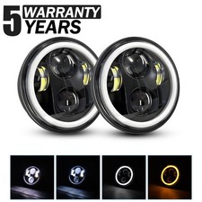 For 1974-1989 Jaguar XJ6 5.75 5-3/4 Round LED Headlights Hi/Lo Beam 1000000LM picture