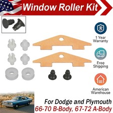 Fits 66 67 68 69 70 B-Body 67 68 69 70 71 72 A-Body Door Window Roller Hardware picture