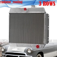 3-Core Radiator Fit 1949-1954 CHEVY BEL AIR CAR SEDAN COUPE V8 210 150 Series picture