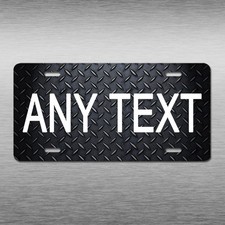PERSONALIZED CUSTOM ALUMINUM LICENSE PLATE Car Tag Truck (Your Text) picture