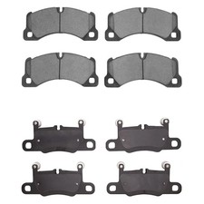 For Porsche Panamera 10-22 R1 Concepts Semi-Metallic Front & Rear Brake Pad Set picture