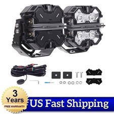 5 inch LED Light Pods White Amber DRL Side Shooter Off Road Driving Lights IP68 picture