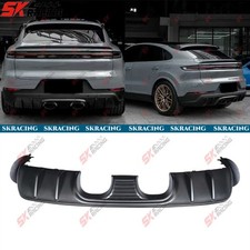 Glossy/Matte Dry Twill Carbon Rear Diffuser Lip For Porsche Cayenne Turbo GT 22+ picture
