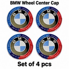 4X For BMW Wheel Center Hub Caps Badge Emblem 68mm 50th Anniversary picture