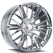 FR 28F - ZL1 GM Truck OEM Replica Wheels 22x9.5 Chrome Rims (4pcs) C3 picture