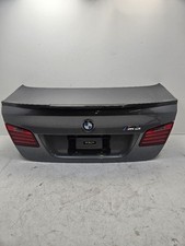 2012-2016 BMW M5 F10 Rear Trunk Lid w Taillights Carbon Spoiler OEM 170-50497D picture