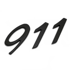 Genuine Porsche 911 Matte Black Emblem Script 991 Carrera 2012-2018+ 99155923103 picture