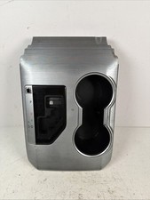 12-14 TOYOTA CAMRY OEM SILVER CENTER CONSOLE SHIFTER CUPHOLDER BEZEL 58822-06250 picture